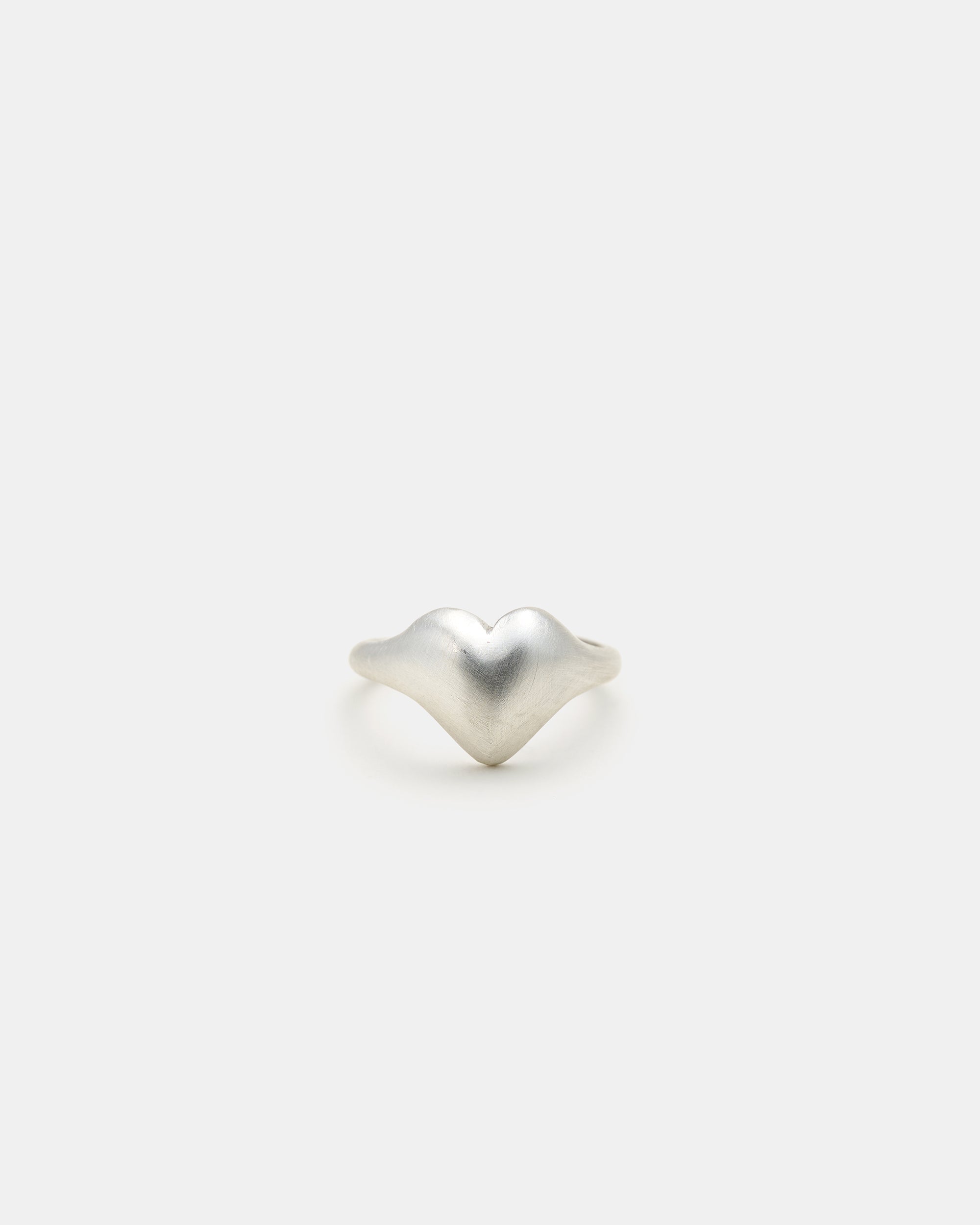 Studio Alev Heart Ring Sculptural Silver Jewelry