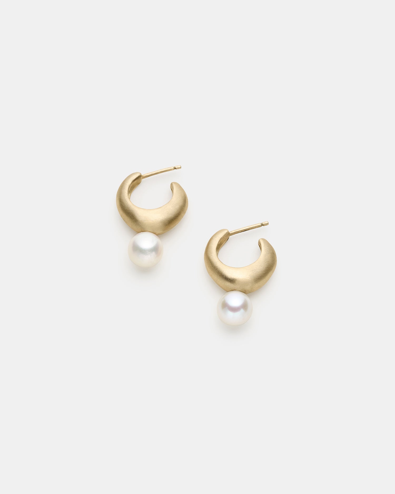 Noon Pearl Hoops